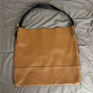 AllSaints brown Asha leather bag